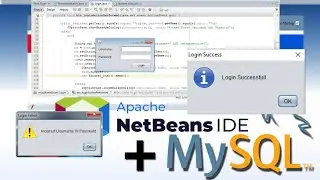 Netbeans 15 with MySQL Programming #2: Login Form Java Netbeans 15 with MySQL Connection