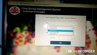 How to view crop Survey details Karnataka