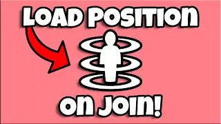 Save and Load POSITION on join | Roblox Studio