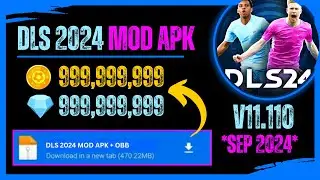 Dream League Soccer 2024 Mod Apk v11.250 Unlimited Coins/Diamonds | 100% Working Trick