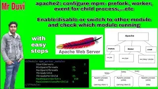 Apache2 MPM prefork, worker, event module configure-switch to other module and check running MPM