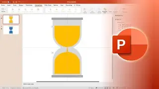 How To Create An HourGlass Timer in MS PowerPoint Tutorial and Template