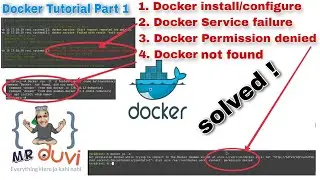 Docker configure Part 1 | Service failure , Permission error & Docker Not found - Mr Duvi