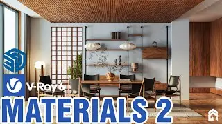 Sketchup Vray Dining Room Materials Part II Tutorial