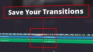 Create Transition Presets in DaVinci Resolve 19 in 2 Minutes