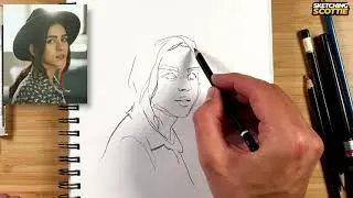 SKETCHING TUTORIAL - Pencil quick sketch process