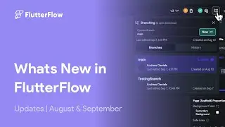 Whats New in FlutterFlow | August & September 2023