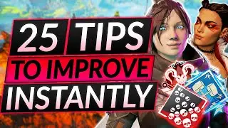 25 TIPS to INSTANTLY IMPROVE in Apex Legends - LITERALLY FREE WINS - Pro Guide