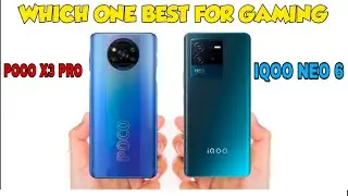 IQOO NEO 6 VS POCO X3 PRO 🇮🇳🔥 | BGMI And PUBG TEST YouTube creator ke liye best Konsa hai (Hindi)