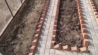 Парник 3*8 делаем грядки и тропинки