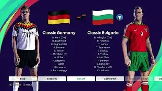 Легенды УЕФА / Евро 2024 / ГЕРМАНИЯ - БОЛГАРИЯ / Группа А - 1 тур (PES Classic mod)