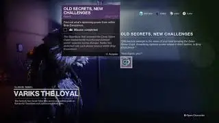 Old Secrets, New Challenges | Speak to Variks — Investigate | Beyond Light