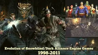 Evolution of Snowblind/Dark Alliance Engine Games 1998-2011