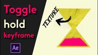 How to Create Texture with Toggle Hold Keyframe