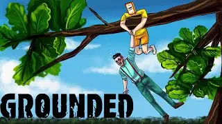 ЗАБРАЛИСЬ НА САМУЮ ВЫСОКУЮ ТОЧКУ В ИГРЕ! ОТСЮДА ВИДНО ГОРОД! (ВЫЖИВАНИЕ В GROUNDED)