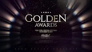 Golden Awards Promo Pack for Adobe After Effects