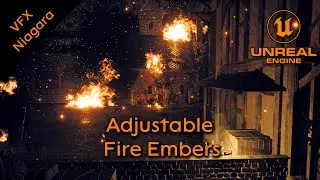 Adjustable Fire Embers(Niagara) + free download - Unreal engine 5