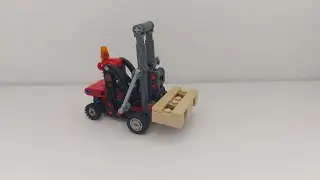 Вилочный погрузчик лего техник 30655 модификация/Lego technic forklift 30655 mod