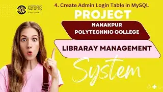 4. create database and admin login table in MySQL PHP