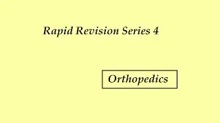 Orthopedics Rapid Revision Series 4