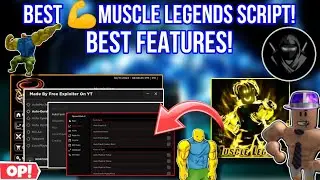 Best 💪Muscle Legends Script Super Op Script Auto Kills In Brawls,Farm Strength,Speed,Durability & Mo