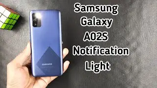 How To Set Notification Light Samsung Galaxy A02S | Notification Light |