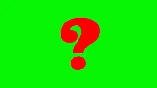 Question mark animation Green Screen Video 4k & Non Copyright