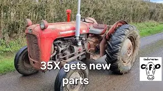 Vintage Thursday. Massey Ferguson 35X gets some QTP parts.