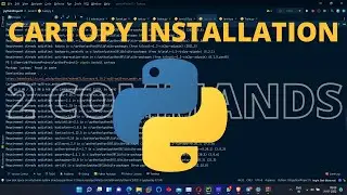 Installing Cartopy - How to Fix Install Cartopy with only 2 commands