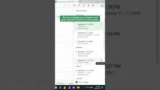 Restore version history in Google Sheets #shorts
