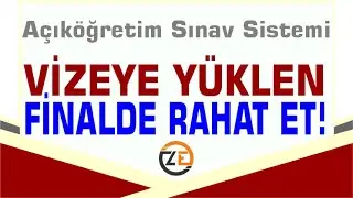 AÖF Sınavlar Nasıl Oluyor?  Vizede Yüksek Almak -  Kaç Soru Kaç Puan? Sınavlar Nerede Oluyor?