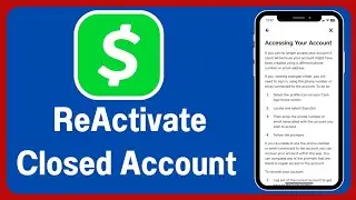 How To Get Closed Cash App Account Back | Recover Closed Cash App Account