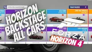 Horizon Backstage All Cars🔥🔥 | Forza Horizon 4