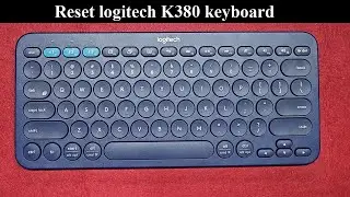 How to reset logitech k380 keyboard