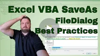 Conquering SaveAs in VBA - File Picker (Filedialog), Overwrite Files, Yes No Option - CODE INCLUDED