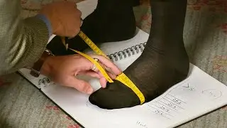 Getting My Feet Measured by American Custom Shoemaker Francis Waplinger | Bespoke Process
