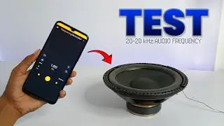 20-20000 Hz Audio frequency test | 18 inch va alag alag size ke speakers ko kis frequency me chalaye