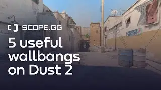 5 USEFUL WALLBANGS ON DUST 2 IN #CS2