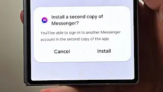 How To Use 2 Messenger accounts on Samsung Galaxy Z Fold 6