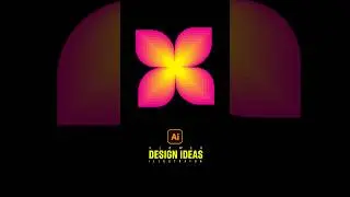 Flower Design Ideas in illustrator #shorts