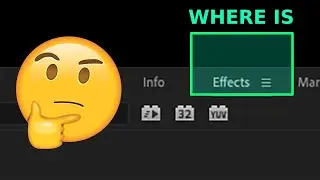 Where Is Effects Tab, How To Find Effect Controls Tab In Premiere Pro 2024