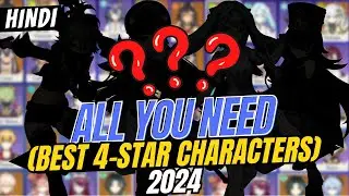 Best 4-STAR Characters in Genshin Impact 2024 (My fav Before Natlan)