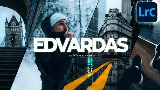How to Edit MOODY Like EDVARDAS (xx.i vision) | Lightroom Classic Tutorial Free Preset