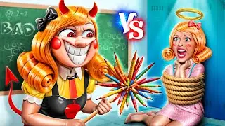 У МИСС ДЕЛАЙТ ЕСТЬ СЕСТРА-БЛИЗНЕЦ? Хорошая Miss Delight VS Плохая Miss Delight в Школе!