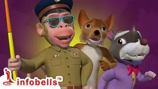 Super Hero Super Police - Animal Game Challenge | Kids Cartoons Episodes | Infobells #superpolice