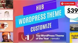 Hub Responsive MultiPurpose WordPress Theme customize