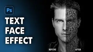 TEXT FACE EFFECT | PHOTOSHOP TUTORIAL | EP #5 |