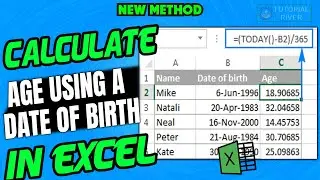 How to Calculate Age Using a Date of Birth in Excel [ Easy Tricks ]