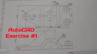 AutoCAD Exercise #1 | AutoCAD | CAD Mania