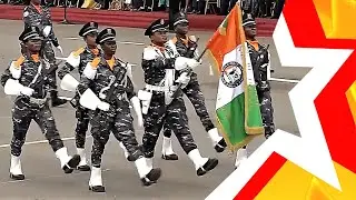 ЖЕНСКИЕ ВОЙСКА КОТ ДИВУАРА ★ Военный парад в день независимости ★ Côte dIvoire WOMENS TROOPS